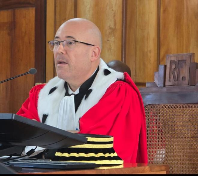 monsieur Michaël JANAS, premier président CA Basse-Terre