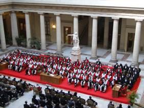 Audience d'installation du premier président