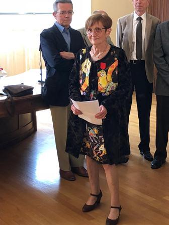 Remise des insignes de la légion d'honneur