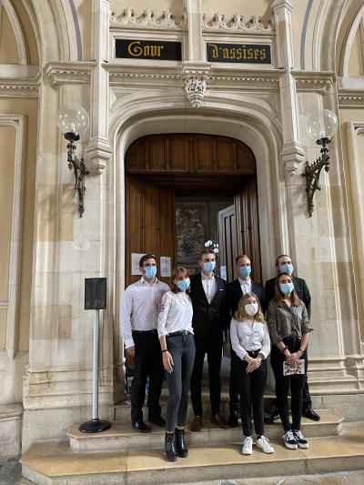 Etudiants du BTS Tourisme du lycée Saint Bénigne.