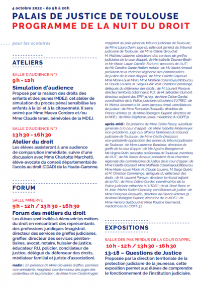 Programme nuit du droit 2022 page 1