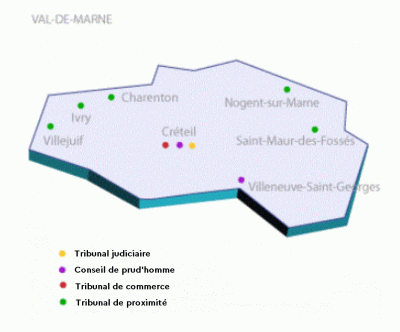 Carte Créteil