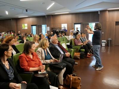 Interaction avec le public