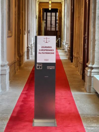 Visite de la cour d'appel de Lyon durant les journées européennes du patrimoine 2024