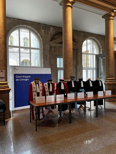 exposition des robes d'audience