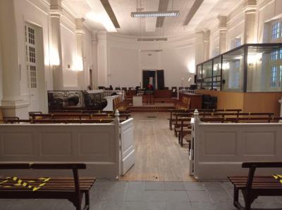 Vue de la salle d'audience des assises de l'Allier