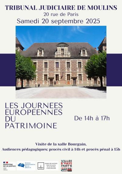 Affiche JEP 2025 TJ Moulins
